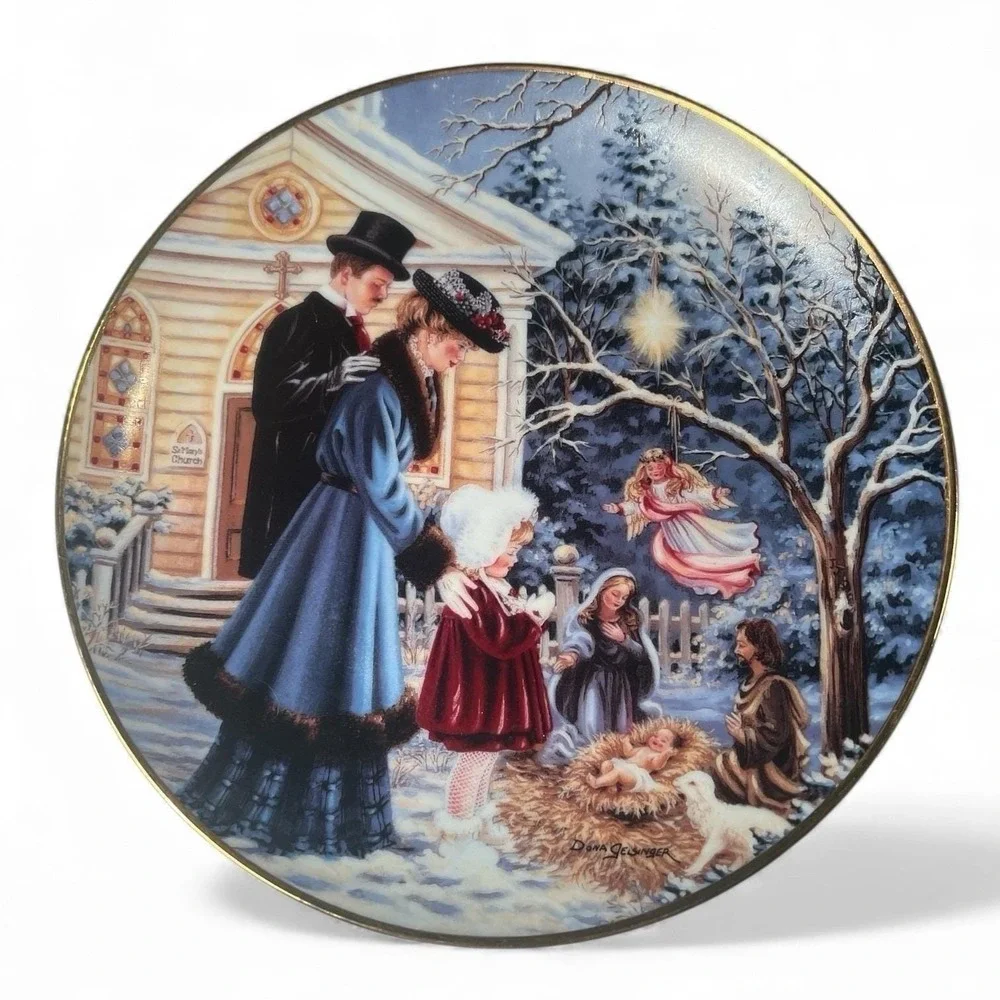 Dona Gelsinger Winter Wonderland Limited Ed Collection Set of 5  Plates 8